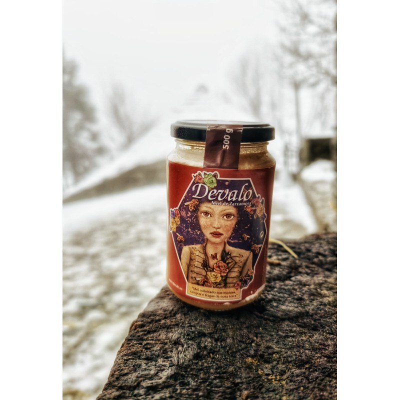 MIEL MONOFLORAL DE ZARZAMORA, 1/2 KG.