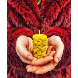 Vela de cera de abeja con...